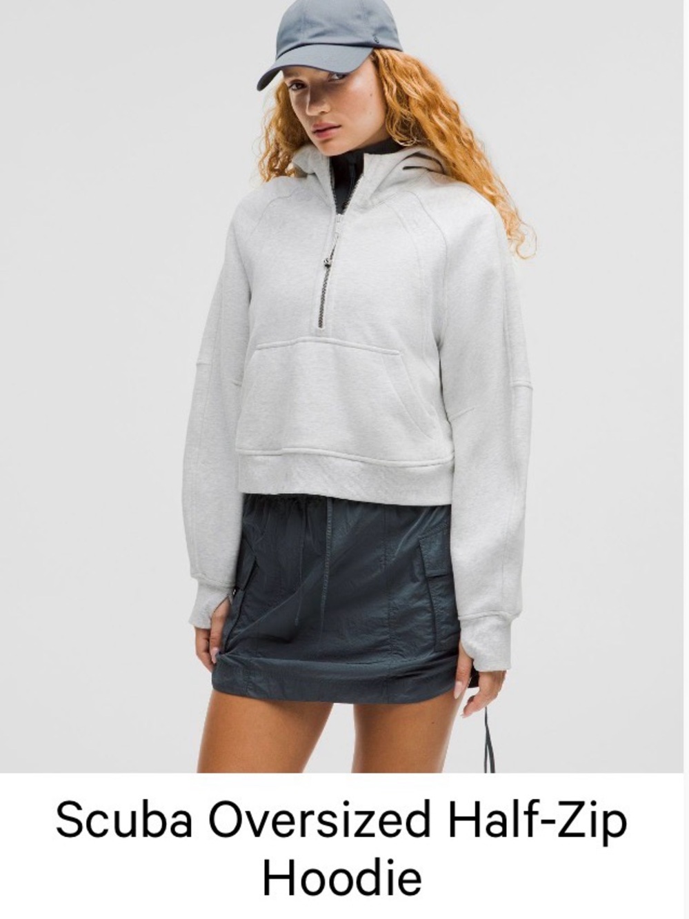 Lululemon scuba oversized half zip hoodie